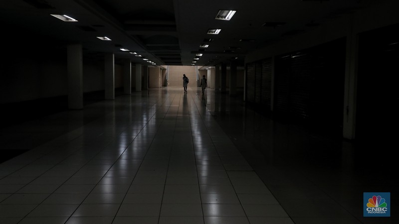 Suasana Blok M mall (CNBC Indonesia/Amndrean Kristianto)