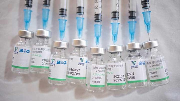 Vaksin sinopharm. (REUTERS/Dado Ruvic)