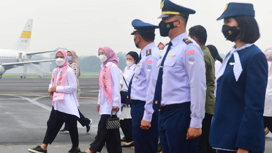 Ibu Negara Iriana Joko Widodo melakukan kunjungan ke Bandung (Foto: Muchlis Jr - Biro Pers Sekretariat Presiden)