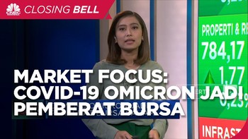 Market Focus: Covid-19 Omicron Jadi Pemberat Bursa Saham