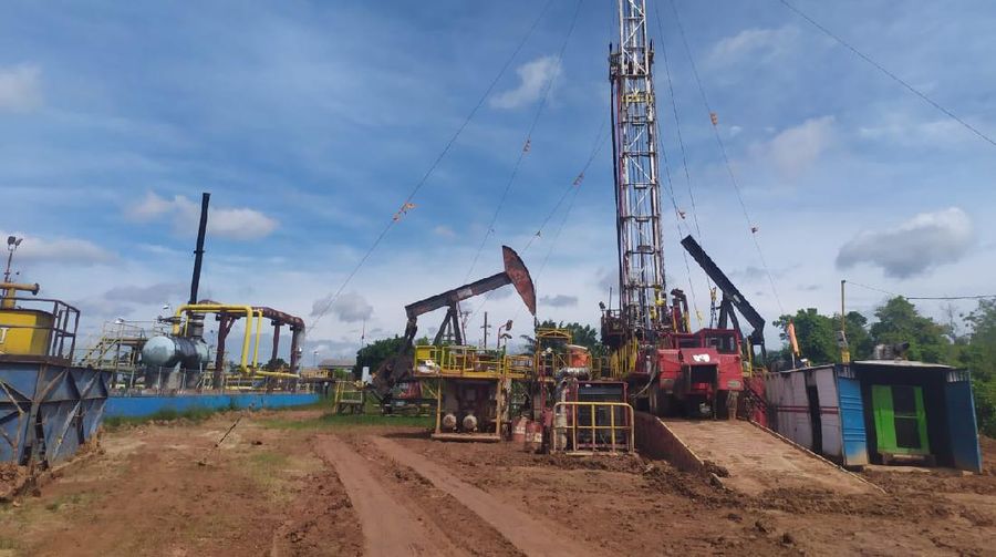 Operasional Rig wilayah kerja Rokan yang dioperasikan PT Pertamina Hulu Rokan (PHR) di Duri, Riau. (Dok: Pratama Guitarra)