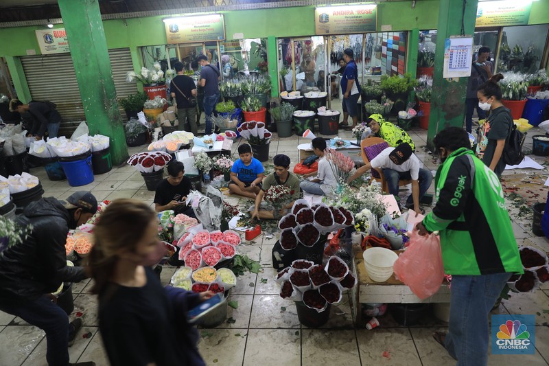 Pasar kembang Rawa Belong. (CNBC Indonesia/Muhammad Sabki) Pasar kembang Rawa Belong. (CNBC Indonesia/Muhammad Sabki)