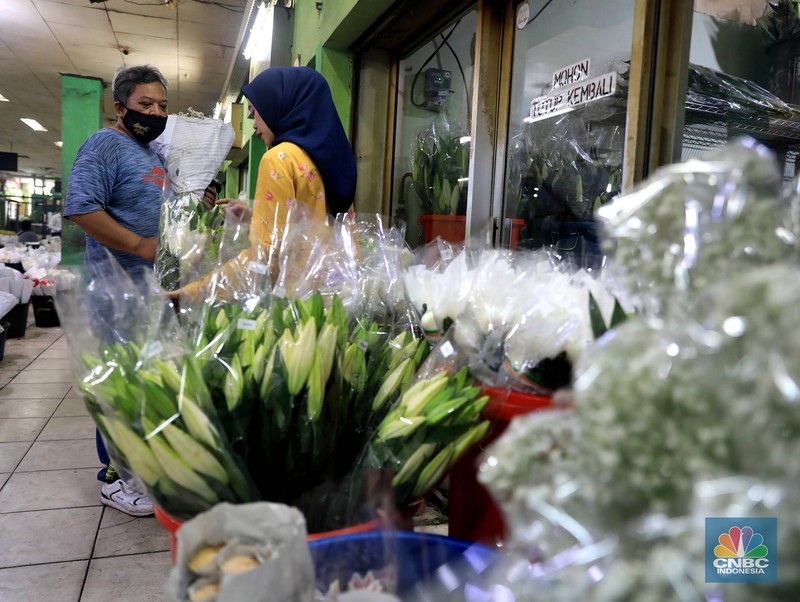 Pasar kembang Rawa Belong. (CNBC Indonesia/Muhammad Sabki) Pasar kembang Rawa Belong. (CNBC Indonesia/Muhammad Sabki)