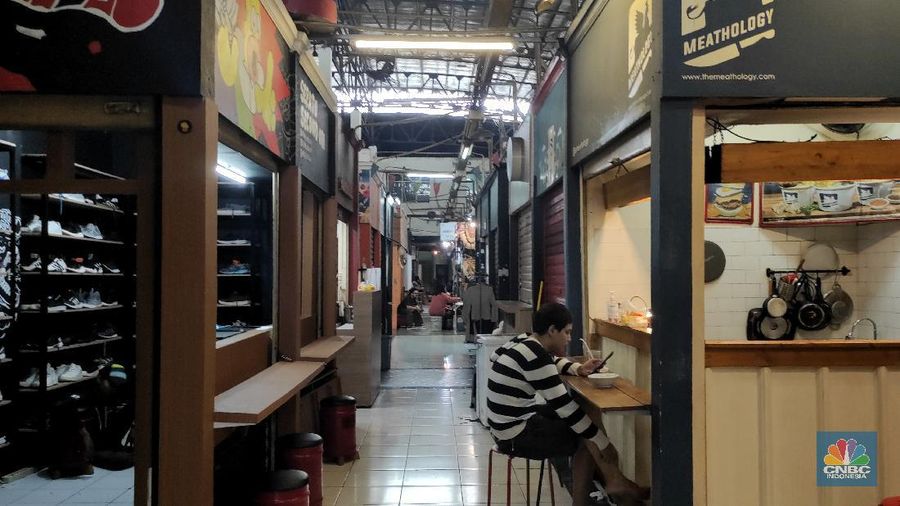 Pasar Santa, Jakarta (CNBC Indonesia/Andrean Kristianto)