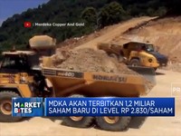 Market Bites: Bidik Dana Rp 3 T, MDKA Mau Rights Issue