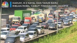H-2 Hari Raya Natal, Ribuan Mobil 'Cabut' Tinggalkan Jakarta