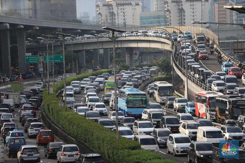 Ilustrasi tol dalam kota (CNBC Indonesia/Muhammad Sabki) Ilustrasi tol dalam kota (CNBC Indonesia/Muhammad Sabki)