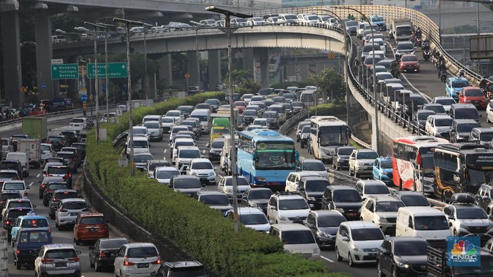Ilustrasi tol dalam kota (CNBC Indonesia/Muhammad Sabki) Ilustrasi tol dalam kota (CNBC Indonesia/Muhammad Sabki)
