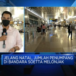 H-1 Natal, Pergerakan Penumpang di Soetta Capai 85 Ribu Orang
