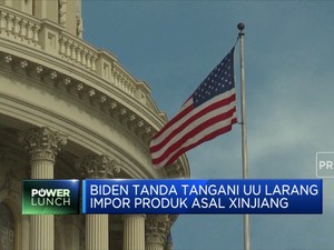 Biden Teken UU Larang Impor Produk Asal Xinjiang