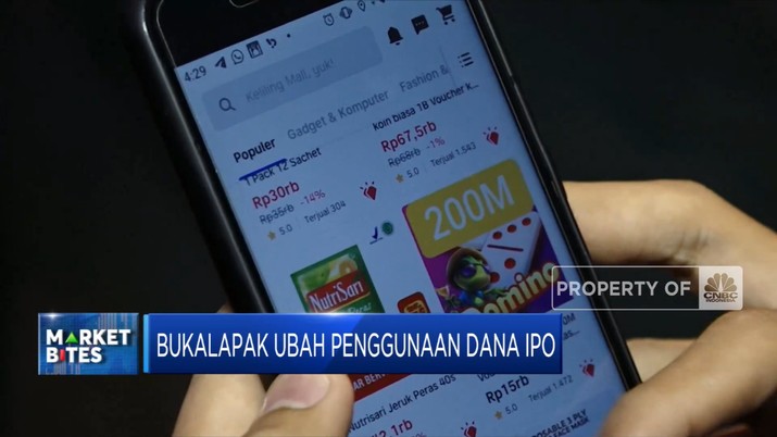 Bukalapak Ubah Penggunaan Dana IPO Bukalapak Ubah Penggunaan Dana IPO