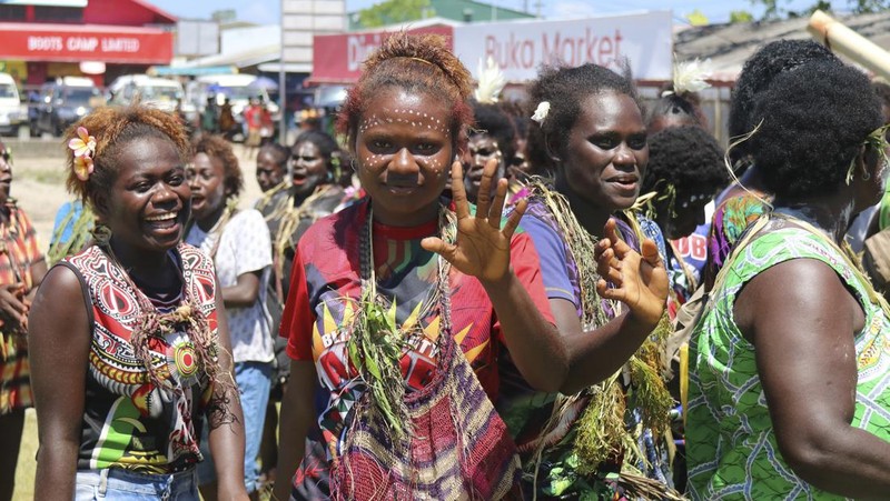 foto/ peta bougainville satu / Tangkapan Layar: Reuters