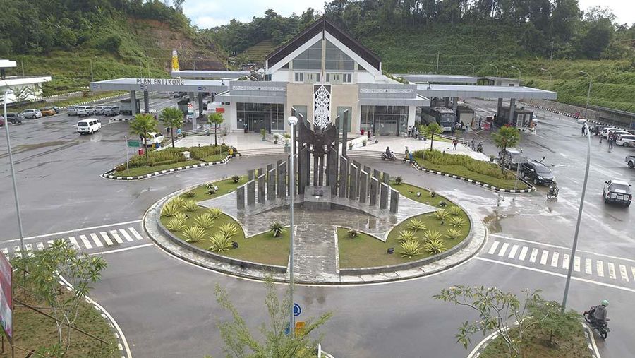 Pos Lintas Batas Negara - Entikong (Tangkapan layar)