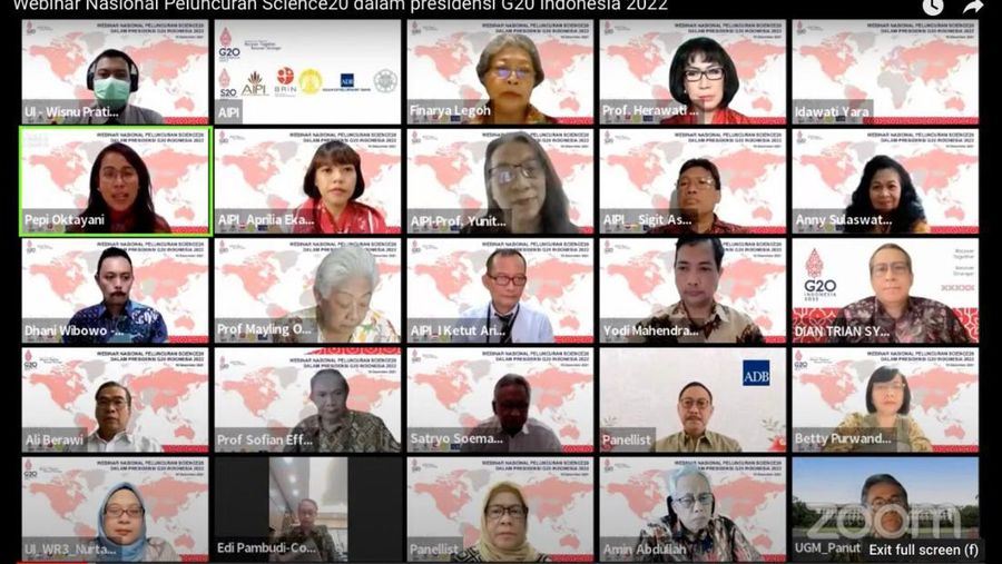 Pertemuan Science20 Gelaran G20.