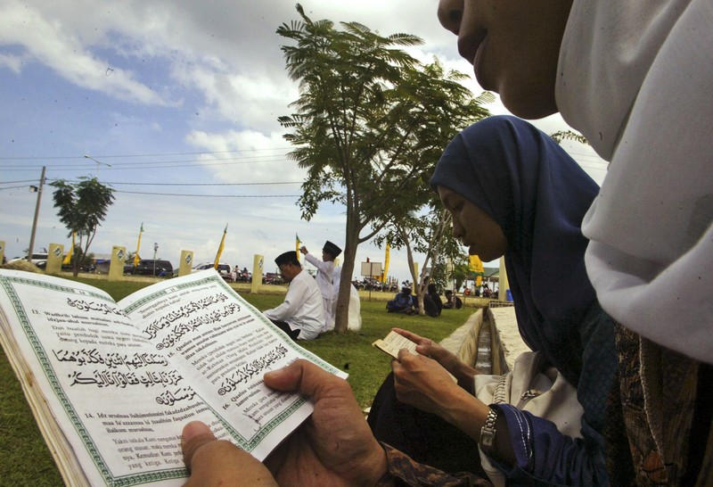 Tsunami A Look Back Photo Gallery FILE - In this Jan. 30, 2005 file photo, an aerial view shows the Rahmatullah Lampuuk mosque in the village of Lhoknga, near Banda Aceh, Indonesia. Friday marks the 10th anniversary of one of the deadliest natural disasters in world history: a tsunami, triggered by a massive earthquake off the Indonesian coast, leaving more than 230,000 people dead in 14 countries and causing about $10 billion in damage. Countries from Indonesia to India to Africa's east coast were hit, leaving shocking scenes of death and destruction. (AP Photo/Greg Baker, File)