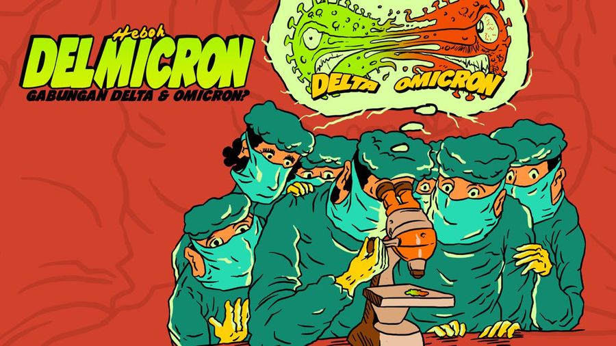 Infografis: Heboh 'Delmicron', Gabungan Delta & Omicron?