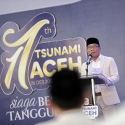 Ketika Kang Emil Teteskan Air Mata Saat Tsunami Aceh Terjadi