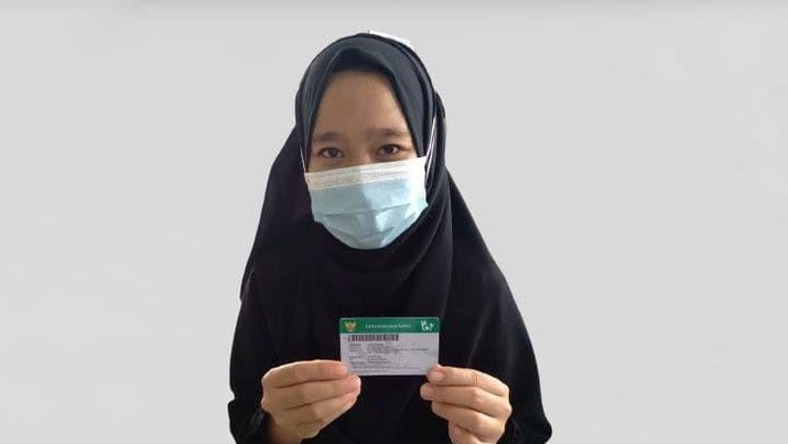 Anak Peserta JKN-KIS Program JKN-KIS yang dijalankan BPJS Kesehatan membantu masyarakat kecil.