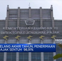 Jelang Akhir Tahun, Penerimaan Pajak Sentuh 98,91%