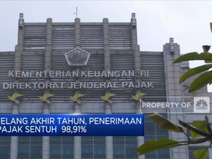 Jelang Akhir Tahun, Penerimaan Pajak Sentuh 98,91%