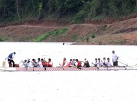 Berperahu Naga, Jokowi Resmikan Bendungan Ladongi Rp 1,2 T