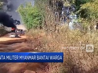Ngeri! 35 Warga Tewas Dibakar Junta Militer Myanmar