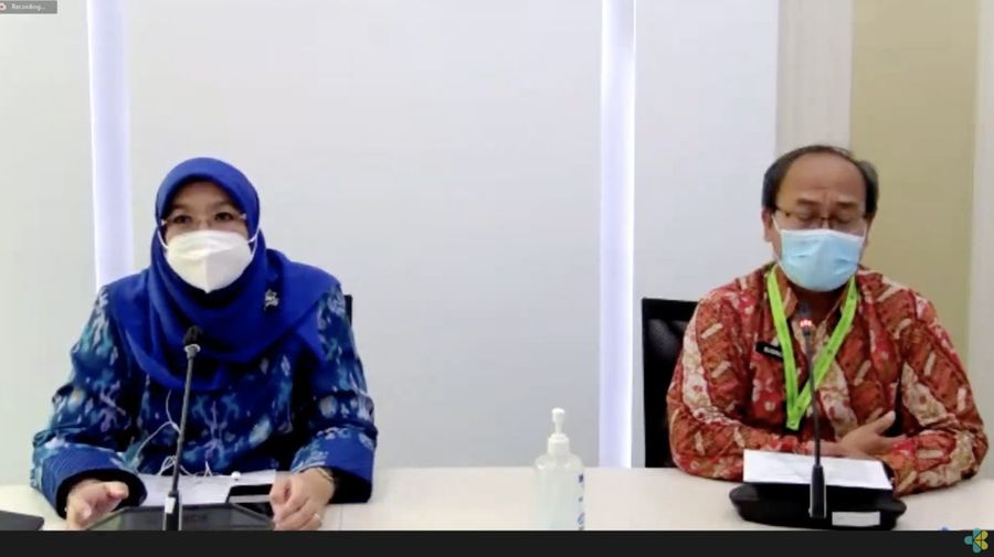 Perkembangan Pandemi COVID-19: Temuan Kasus Transmisi Lokal Omicron. (Tangkapan Layar Youtube Kemenkes)