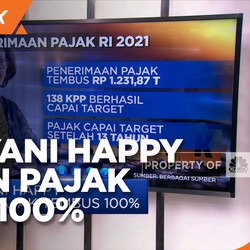 Sri Mulyani Happy Setoran Pajak Tembus 100%