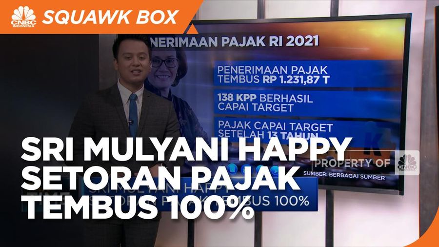 Sri Mulyani Happy Setoran Pajak Tembus 100%