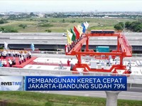 Pembangunan Kereta Cepat Jakarta-Bandung Sudah 79%