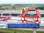 Pembangunan Kereta Cepat Jakarta-Bandung Sudah 79%