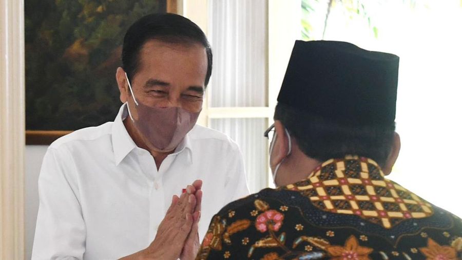 Jokowi ketemu ketum pbnu di istana kepresidenan bogor(Foto: Kris - Biro Pers Sekretariat Presiden)