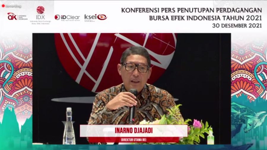 Direktur Utama PT Bursa Efek Indonesia (BEI), Inarno Djajadi menyampaikan, sepanjang tahun 2021, penggalangan dana melalui penawaran umum perdana saham (initial public offering/IPO) menjadi yang terbesar dalam sejarah pasar modal.
