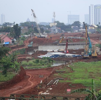 Intip Progres Tol Cijago Seksi 3 Kukusan-Cinere Rp1,2 Triliun