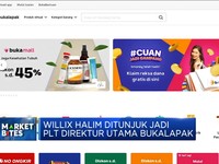 Market Bites: Willix Halim Jadi Plt Dirut Bukalapak