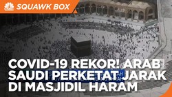 Covid-19 Rekor! Arab Saudi Perketat Jarak di Masjidil Haram