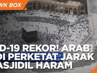 Covid-19 Rekor! Arab Saudi Perketat Jarak di Masjidil Haram