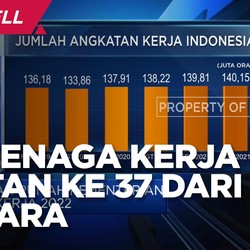 Miris, Daya Saing Tenaga Kerja RI Urutan ke-37 Dari 60 Negara