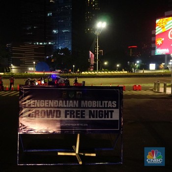 Welcome 2022! Potret Jakarta Berlakukan Crowd Free Night