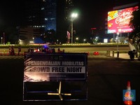 Welcome 2022! Potret Jakarta Berlakukan Crowd Free Night