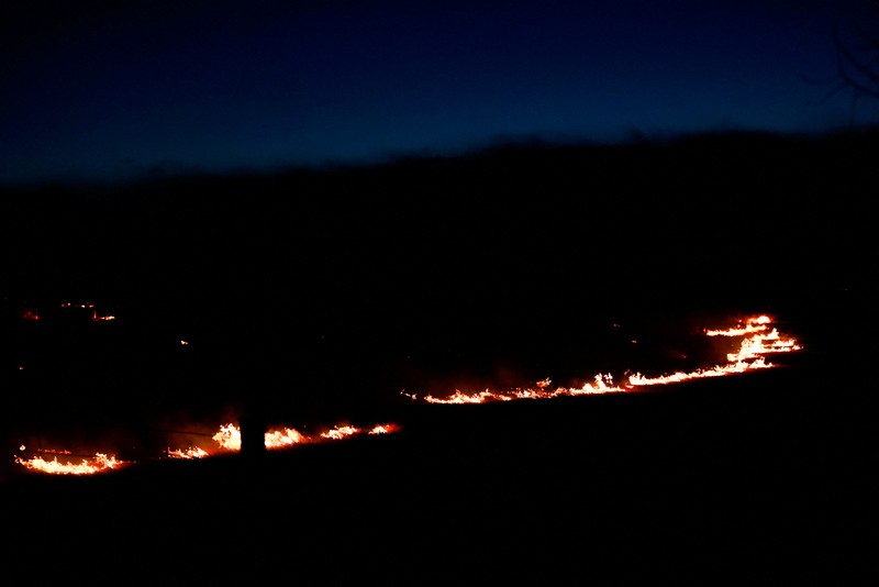 Structures burn, including an Element Hotel, as a wind-driven wildfire forced evacuation of the Superior suburb of Boulder, Colorado, U.S. December 30, 2021.  Trevor Hughes/USA TODAY NETWORK via REUTERS
NO RESALES. NO ARCHIVES MANDATORY CREDIT
     TPX IMAGES OF THE DAY