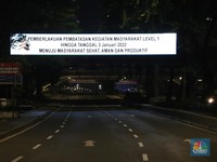 Bak Kota Mati, Potret Jalan Protokol Jakarta Malam Tahun Baru