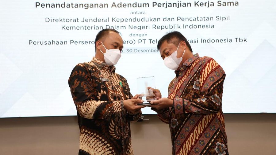 Kolaborasi Telkom dan Ditjen Dukcapil wujudkan single identity number.