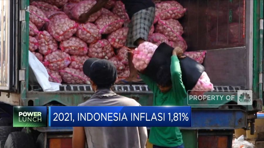 2021, Indonesia Inflasi 1,87%
