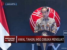 Arahan Jokowi di Pembukaan Perdagangan Perdana Bursa 2022
