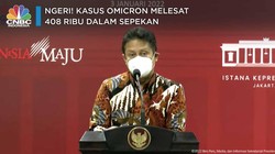Ngeri! Kasus Omicron Melesat 408 Ribu Dalam Sepekan