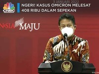 Ngeri! Kasus Omicron Melesat 408 Ribu Dalam Sepekan