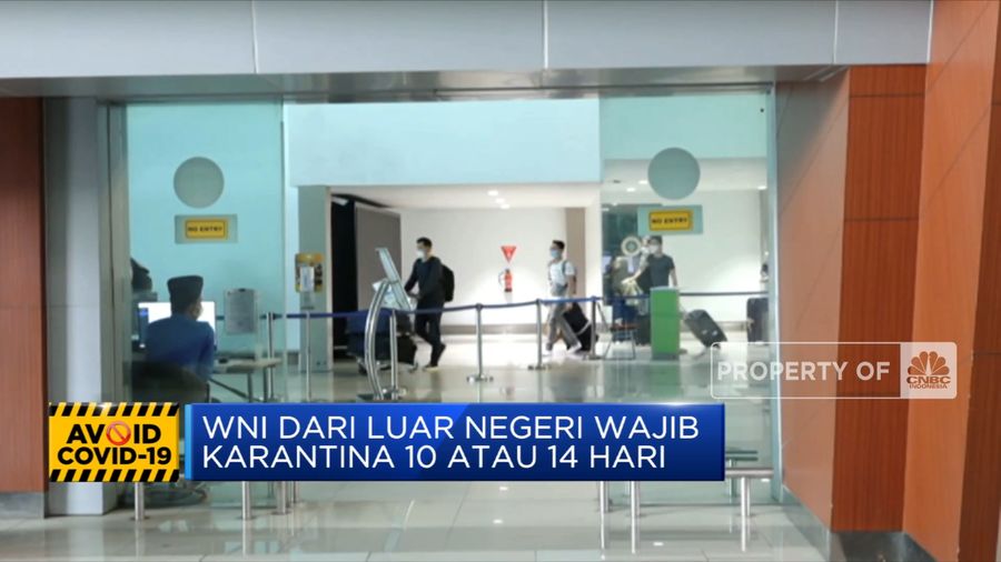 Terbaru! Masuk Indonesia Wajib Karantina 10 atau 14 Hari