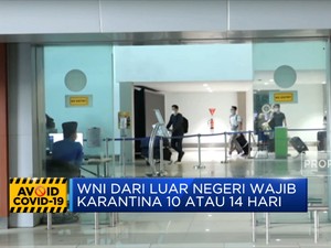 Terbaru! Masuk Indonesia Wajib Karantina 10 atau 14 Hari