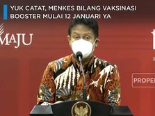Yuk Catat, Menkes Bilang Vaksinasi Booster Mulai 12 Januari